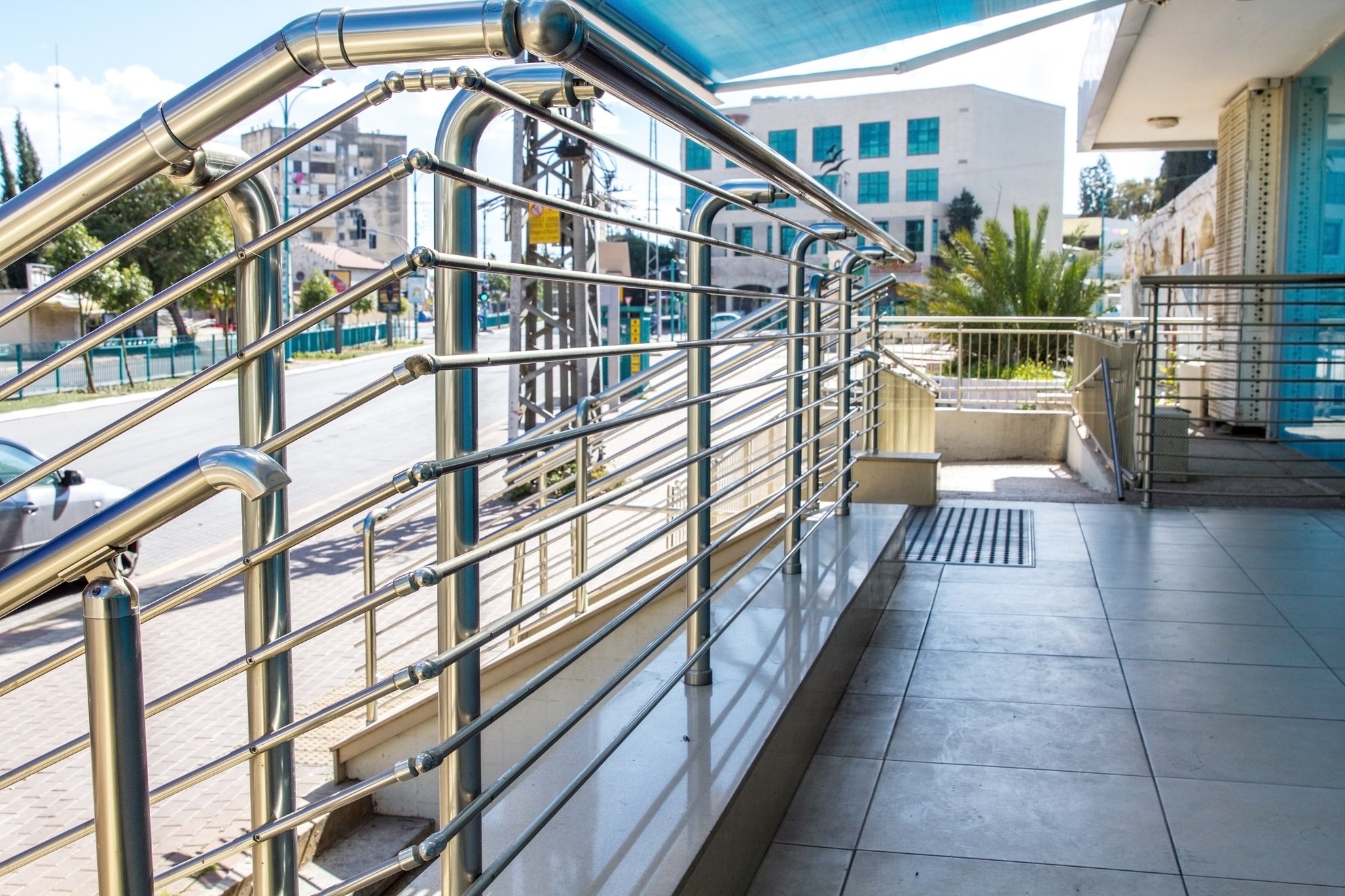 Stainless steel railings